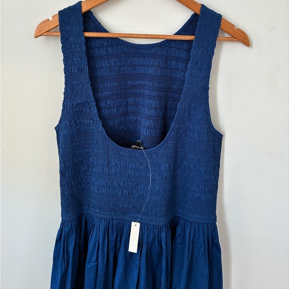 The Melody Scoopback Smocked Midi Dress - Picture 4 of 10